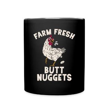 Chicken Gifts Chicken Owner - Full Colour Mug - black - Front