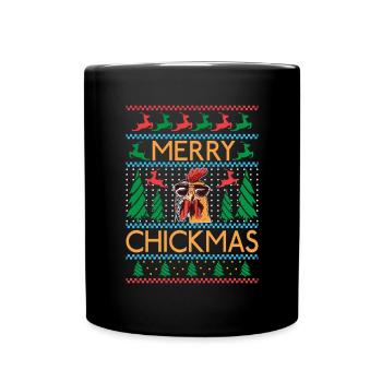 Chicken Gifts Chicken Owner - Full Colour Mug - black - Front
