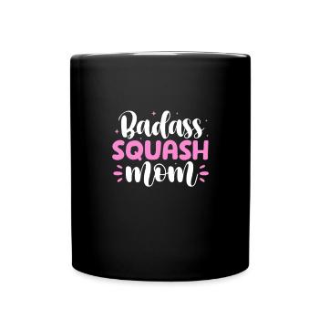 Squash Mutter - Tasse einfarbig - Schwarz - Vorne