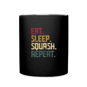 Joueur de squash Badminton Sports Gift - Mug uni - noir - Devant
