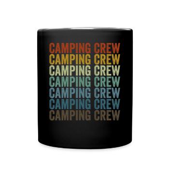 Camping-Crew Camping-Crew Camping-Zusammenstellung - Tasse einfarbig - Schwarz - Vorne