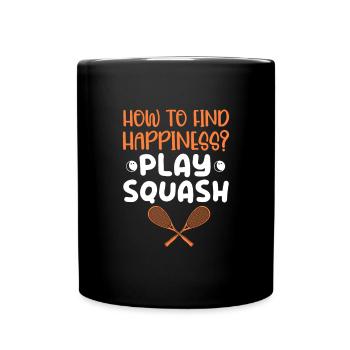 Squash - Tasse einfarbig - Schwarz - Vorne