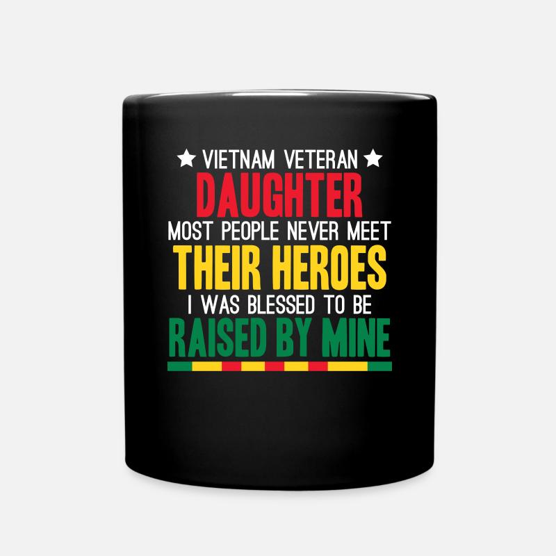 Fière fille d’un vétéran du Vietnam - Mug uni - noir