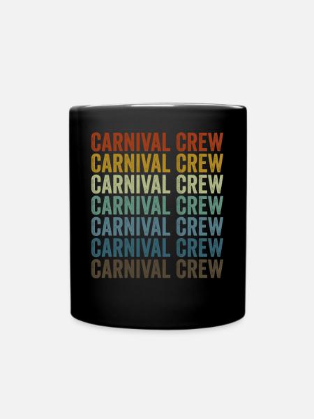 Karneval Crew Zirkus Karneval Zirkusliebhaber Lust - Tasse einfarbig - Schwarz