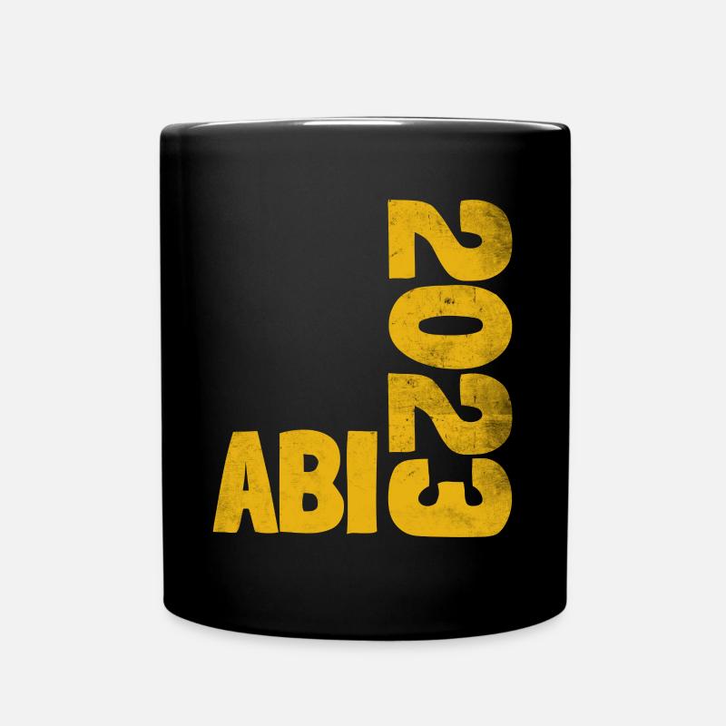 Abitur 2023 Abschluss - Das Abi 2023 Abiturfeier - Tasse einfarbig - Schwarz