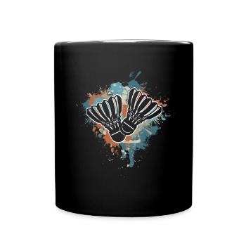 Badminton - Mug uni - noir - Devant