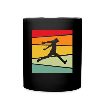 Parkour Retro - Full Colour Mug - black - Front