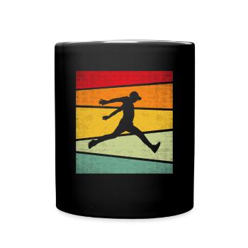 Parkour Retro - Full Colour Mug - black - Front