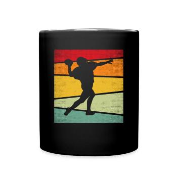 Football Rétro - Mug uni - noir - Devant
