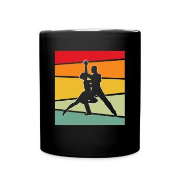 Danse Rétro - Mug uni - noir - Devant