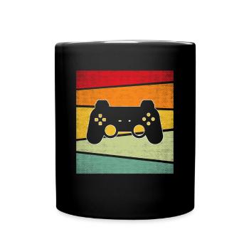 Gaming Retro - Full Colour Mug - black - Front