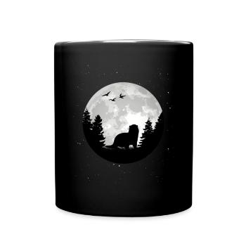 Loutre Lune Loutre Loutre Loutre de mer - Mug uni - noir - Devant