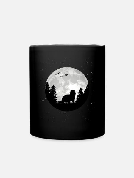 Otter Mond Fischotter Seeotter - Tasse einfarbig - Schwarz