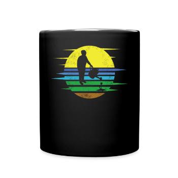 Gardener Accessories Garden Motif - Full Colour Mug - black - Front