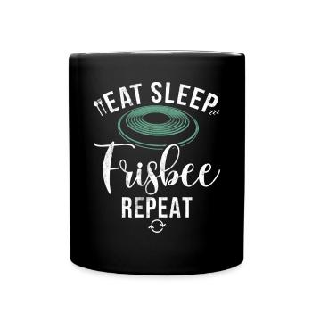 Ultimate Frisbee & Disc Golf Frisbee Design - Mug uni - noir - Devant