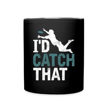 Ultimate Frisbee & Disc Golf Frisbee Design - Tasse einfarbig - Schwarz - Vorne
