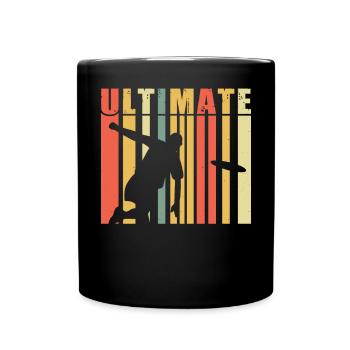 Ultimate Frisbee & Disc Golf Frisbee Design - Tasse einfarbig - Schwarz - Vorne