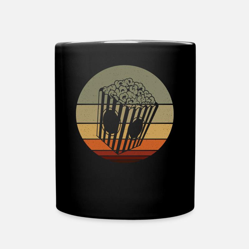 Popcorn - Tasse einfarbig - Schwarz