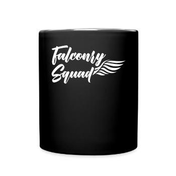 Falknerei Trupp Falkner Vogel Ornithologie Falke - Tasse einfarbig - Schwarz - Vorne