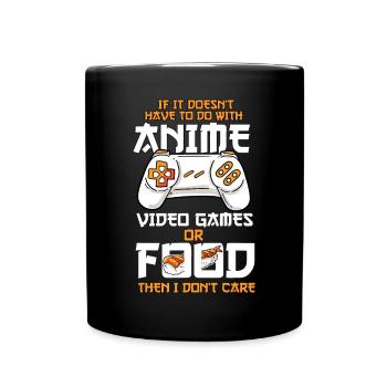 Anime Video Games Food Sushi Gaming, Otaku Gift An - Full Colour Mug - black - Front