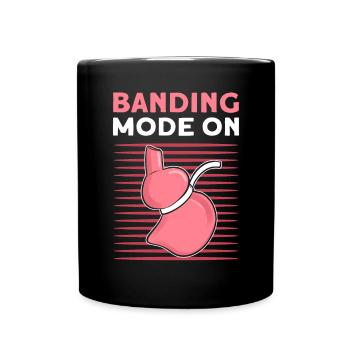 Tape mode. Gastric surgeon bypass surgery - Full Colour Mug - black - Front