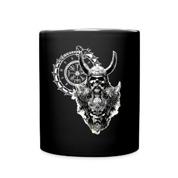 Vikings Rune nordique Vikings Valhalla Vikings - Mug uni - noir - Devant