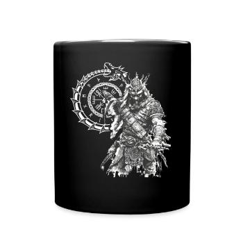 Vikings Rune nordique Vikings Valhalla Vikings - Mug uni - noir - Devant