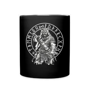 Vikings Rune nordique Vikings Valhalla Vikings - Mug uni - noir - Devant