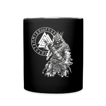 Vikings Rune nordique Vikings Valhalla Vikings - Mug uni - noir - Devant