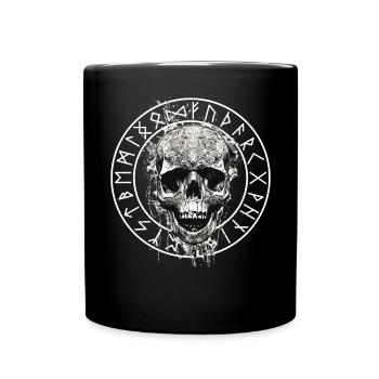 Vikings Rune nordique Vikings Valhalla Vikings - Mug uni - noir - Devant
