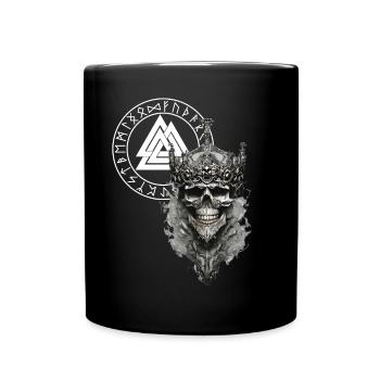 Vikings Rune nordique Vikings Valhalla Vikings - Mug uni - noir - Devant