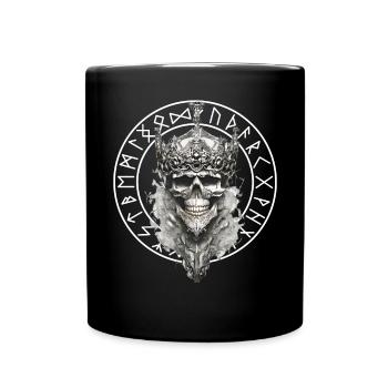 Vikings Rune nordique Vikings Valhalla Vikings - Mug uni - noir - Devant