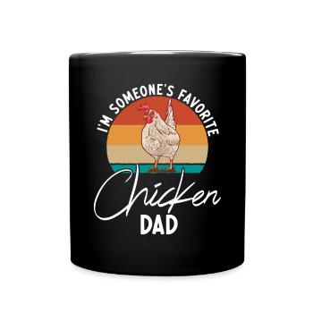 Chicken Gifts Chicken Owner - Full Colour Mug - black - Front