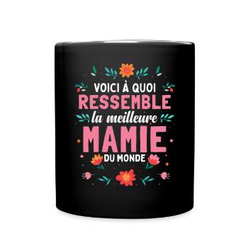 La Meilleure Mamie Du Monde - Mug uni - noir - Devant