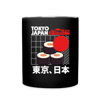 Aesthetic style The maki roll - Full Colour Mug - black - Front