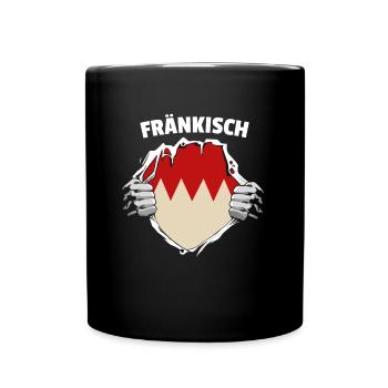 Fränkisch fränkischer Dialekt Übersetzer - Tasse einfarbig - Schwarz - Vorne