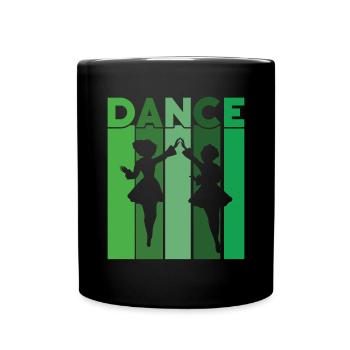 Irish Dance - Full Colour Mug - black - Front