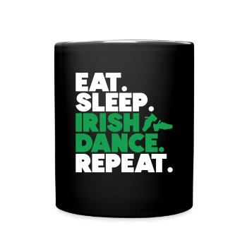 Irish Dance - Full Colour Mug - black - Front