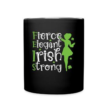 Irish Dance - Full Colour Mug - black - Front
