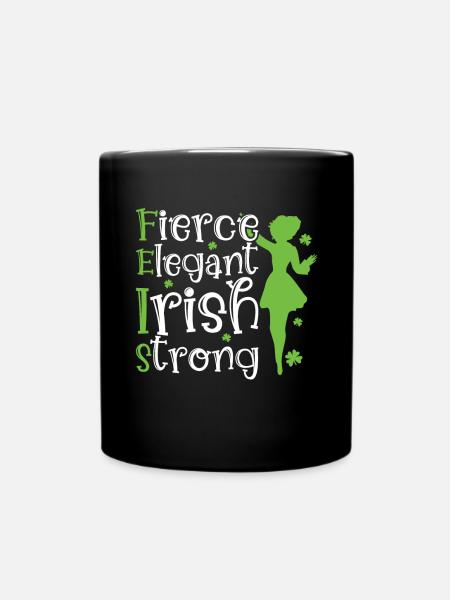 Irish Dance - Full Colour Mug - black