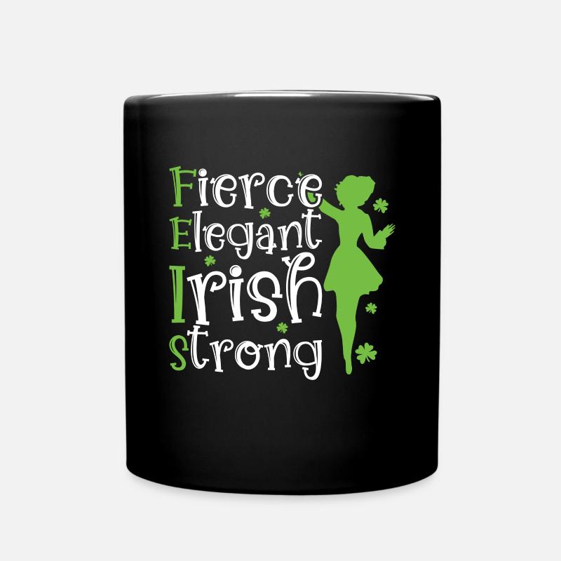 Irish Dance - Full Colour Mug - black