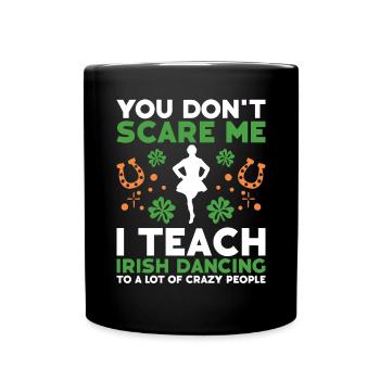 Irish Dance - Full Colour Mug - black - Front