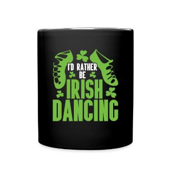 Irish Dance - Full Colour Mug - black - Front