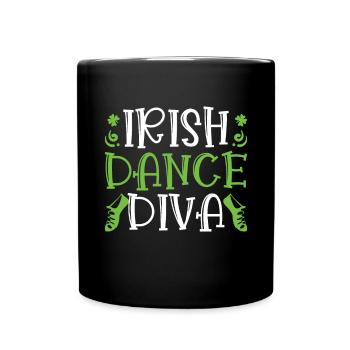 Irish Dance - Full Colour Mug - black - Front
