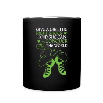 Irish Dance - Full Colour Mug - black - Front