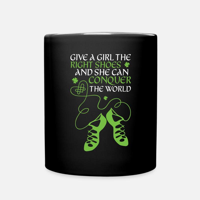 Irish Dance - Full Colour Mug - black