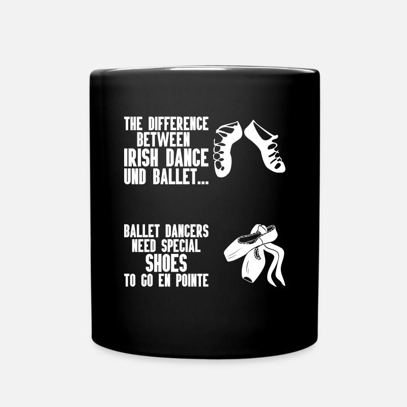 Irish Dance - Full Colour Mug - black