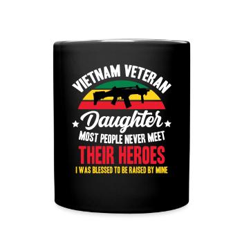 Fière fille d’un vétéran du Vietnam - Mug uni - noir - Devant