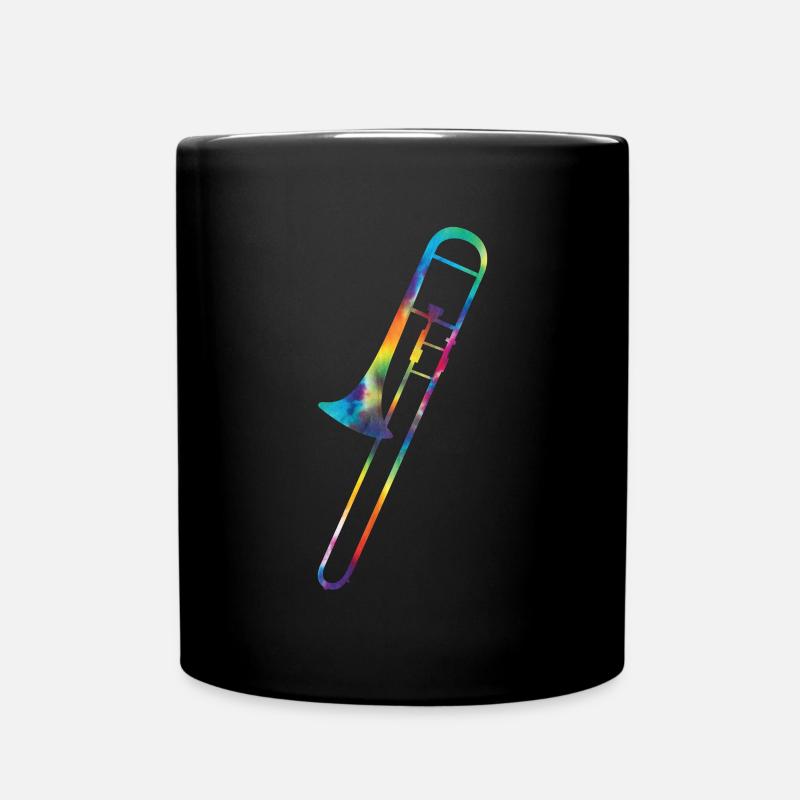 Posaune - Tasse einfarbig - Schwarz