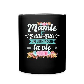Mamie Et Petite Fille | Fête Des Mères - Mug uni - noir - Devant